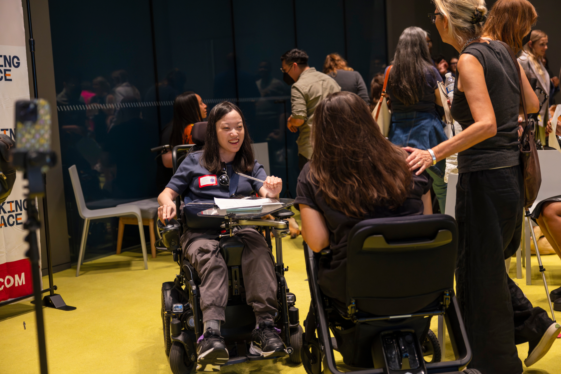 Members connecting at the Making Space summit